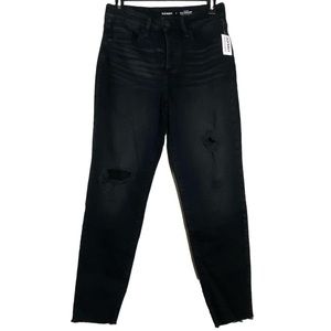 Old Navy High Rise Straight‎ Distressed Jeans Size 4 women